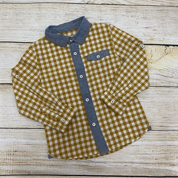 OshKosh B'gosh Other - Genuine Kids Gingham Button Down Shirt